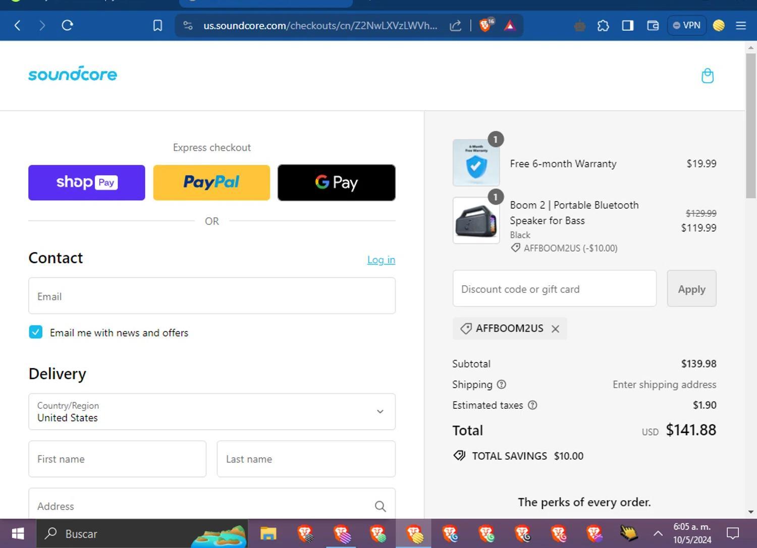 How to apply Soundcore coupon code